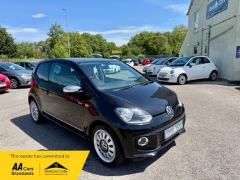Volkswagen Up UP BLACK £20 TAX+FULL LEATHER+TWO KEYS