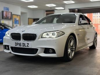 BMW 5 SERIES 530d M SPORT [7X SERVICES, SAT NAV, LEATHER, HEATED SEATS & REVE