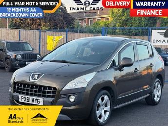 Peugeot 3008 E-HDI SPORT AUTO DIESEL 129K MILES SATNAV CAMERA MOT FULL SERVIC