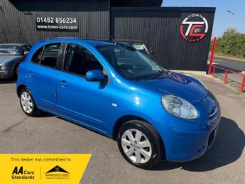 Nissan Micra ACENTA-ONLY 37732 MILES, LOW £35 ROAD TAX, 2 FORMER OWNERS, BLUE