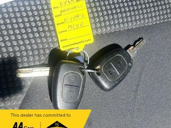 Vauxhall Vivaro 2700CDTI SWB SHR P/V