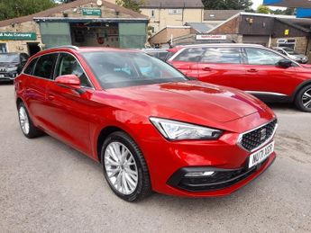 SEAT Leon 1.5 ETSI EVO XCELLENCE DSG auto,1 OWNER, TOP MODEL, RED, ESTATE,