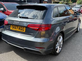 Audi A3 2.0 TFSI S line Sportback S Tronic Euro 6 5dr 187BHP