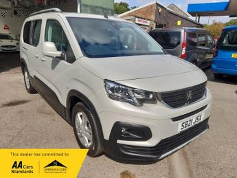 Peugeot Rifter 1.5 HDI blue ALLURE, lwb,4 seat wheelchair adapted 1 owner fold 