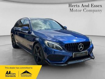 Mercedes C Class 2.0 C200 AMG Line (Premium) G-Tronic+ 4MATIC Euro 6 (s/s) 5dr