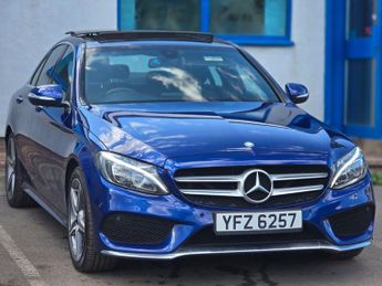 Mercedes-Benz C Class 2.1 C300dh AMG Line (Premium) G-Tronic+ Euro 6 (s/s) 4dr