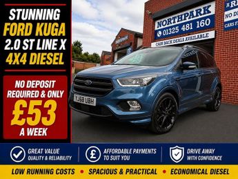 Ford Kuga ST-LINE X TDCI BUY NO DEPOSIT FROM £53 A WEEK sat nav panoramic 
