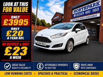 Ford Fiesta TITANIUM BUY NO DEPOSIT FROM £23 A WEEK - £20 a year road tax bl