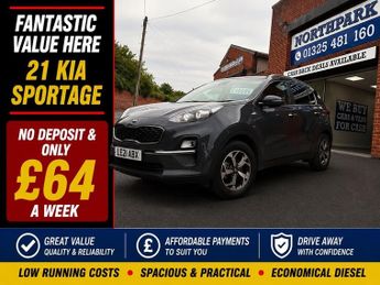 Kia Sportage 2 ISG BUY NO DEPOSIT FROM £64 A WEEK sat nav dab radio apple pla