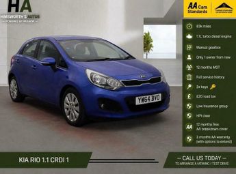 Kia Rio 1.1 CRDi EcoDynamics 2 Euro 5 (s/s) 5dr