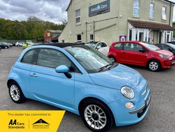 Fiat 500 C LOUNGE £35 TAX+REAR PARKING SENSORS+B/TOOTH