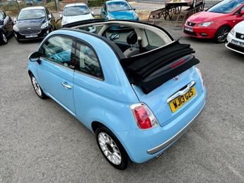 Fiat 500 C LOUNGE £35 TAX+REAR PARKING SENSORS+B/TOOTH
