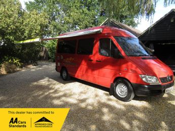 Mercedes Sprinter 213 2.2 CDi 2.8T MWB MEDIUM ROOF WINDOW VAN 130PS-IDEAL CAMPER C