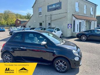 Fiat 500 S EURO 6+£20 TAX+REAR P/SENS+B/TOOTH+LOW MILES+PRIVACY GLASS