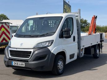 Peugeot Boxer PEUGEOT BOXER DROPSIDE WITH CRANE. 8,995+VAT