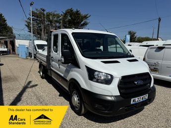 Ford Transit 350 LEADER C/C ECOBLUE DOUBLE CAB DROPSIDE/FLATBED ** AIR CON **