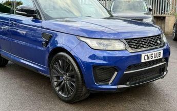 Land Rover Range Rover Sport 5.0 V8 SVR SUV 5dr Petrol Auto 4WD Euro 6 (s/s) (550 ps)