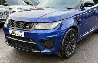 Land Rover Range Rover Sport 5.0 V8 SVR SUV 5dr Petrol Auto 4WD Euro 6 (s/s) (550 ps)