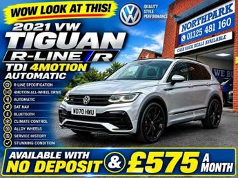 Volkswagen Tiguan R-LINE TDI 4MOTION DSG FINANCE AND PCP DEALS AVAILABLE SAT NAV H