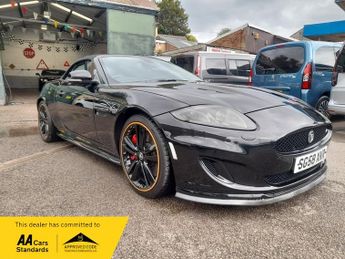 Jaguar XK 5.0 XKR SUPERCHAGED, BLACK, HISTORY, ONLY 44,800 MILES, HUGE SPE