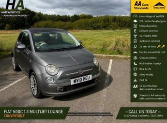 Fiat 500C 1.3 MultiJet Lounge Euro 5 (s/s) 2dr