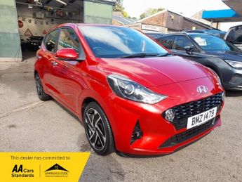 Hyundai I10 MPI PREMIUM, AUTO, 1 OWNER,CAR PLAY, FULL HISTORY TOP SPEC, RED