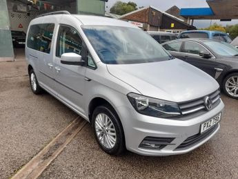 Volkswagen Caddy Maxi C20 MAXI LIFE 2.0TDI, AUTO 5 SEAT WHEELCHAIR ADAPTED CAR WITH LO