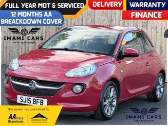 Vauxhall ADAM JAM 1.2i Jam 3dr LOW MILEAGE 62K ONLY SERVICED FRESH MOT WARRANT
