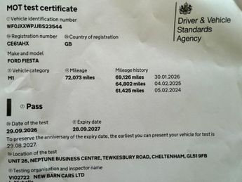 Ford Fiesta ZETEC LOW MILES+B/TOOTH+A/C+ISOFIX