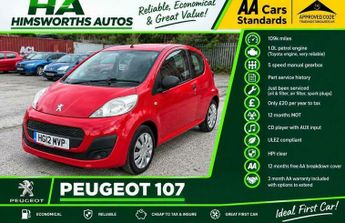 Peugeot 107 1.0 12V Access Euro 5 3dr