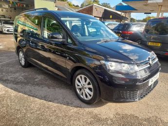 Volkswagen Caddy MAXI C20 LIFE TDI, NEW MODEL, 7 SEAT , 1 OWNER, BLACK, FULL VW H