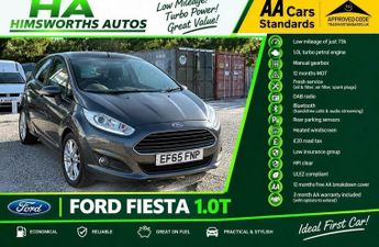 Ford Fiesta 1.0T EcoBoost Zetec Euro 6 (s/s) 3dr