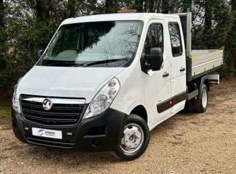 Vauxhall Movano 3500 L3 HDT Double Cab Dropside Tipper (DRW) 2.3CDTi Euro 5 (125