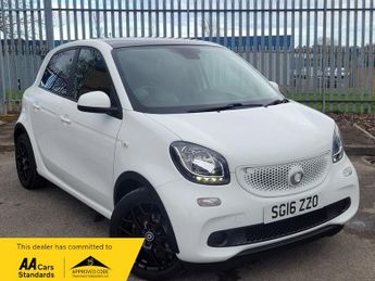 Smart ForFour 1.0 Edition White Hatchback 5dr Petrol Manual Euro 6 (s/s) (71 p
