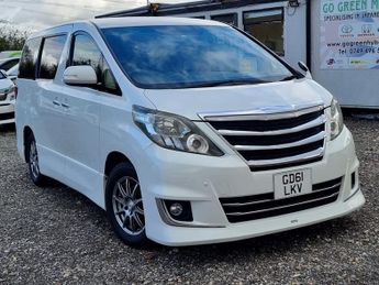 Toyota Alphard 2.4 Modellista kit, Petrol Auto 7 Seats DVD 2012 (61) ULEZ FREE