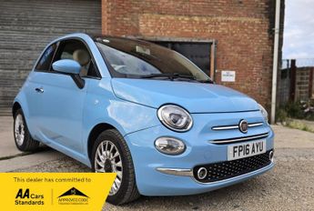 Fiat 500 1.2 Lounge Euro 6 (s/s) 3dr