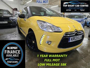 Citroen DS3 1.6 THP DSport Hatchback 3dr Petrol Manual (155 ps)