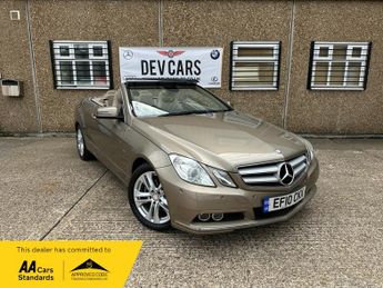 Mercedes E Class E200 1.8 CGI BlueEfficiency SE Cabriolet Tiptronic (s/s) 2dr