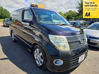 Nissan Elgrand 2.5 8 seats 5dr Double Sunroof Part Leather ULEZ Free