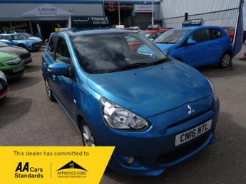 Mitsubishi Mirage 1.2 Attivo Hatchback 5dr Petrol Manual Euro 6 (s/s) (79 ps)