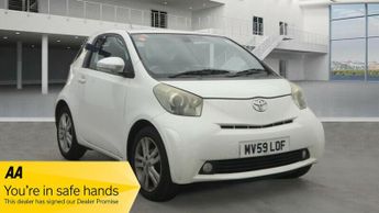 Toyota iQ 1.33 Dual VVT-i 3 Hatchback 3dr Petrol Manual Euro 4 (s/s) (98 p