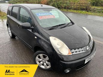 Nissan Note 1.6 SVE AUTOMATIC CHEAP FAMILY CAR 1 YEAR MOT LOW MILES 64K 1 YE