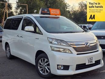 Toyota Vellfire 2.4 Hybrid Automatic 7 Seats 5dr Cruise Control Parking Sensors 