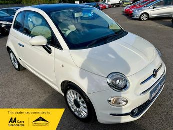 Fiat 500 LOUNGE EURO 6+£20 TAX+GLASS ROOF