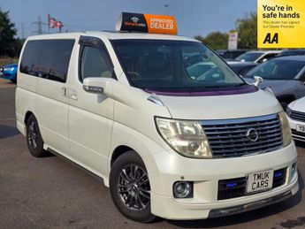 Nissan Elgrand 3.5 Petrol Automatic 5dr 7 Seats CC PS D-roof LED Leather 4WD UL