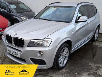 BMW X3 May 2013 BMW X3 2.0 XDRIVE 20D M-SPORT AUTO 4X4 * NAV * LEATHER 