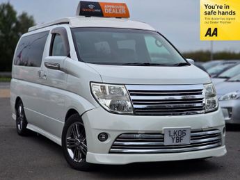 Nissan Elgrand Rider S 2.5 Petrol 5dr 8 Seats MPV Camper Van Euro 6 P/Leather U