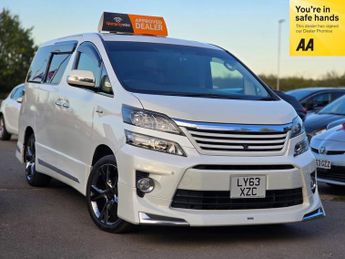 Toyota Vellfire 2.4 Hybrid 5dr 7 Seats CC PS D-roof LED TV P/Leather Extra Body 