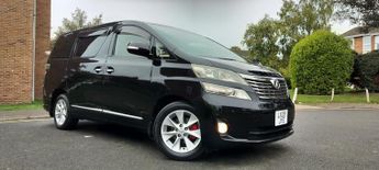 Toyota Vellfire 2.4L PETROL AUTO 8 SEATS 5 DR