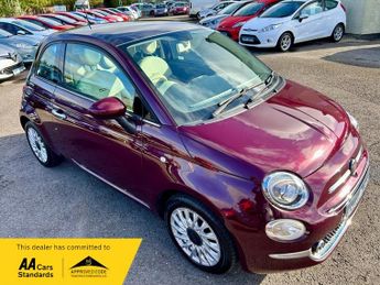 Fiat 500 LOUNGE EURO 6+£20 TAX+NAV+B/TOOTH